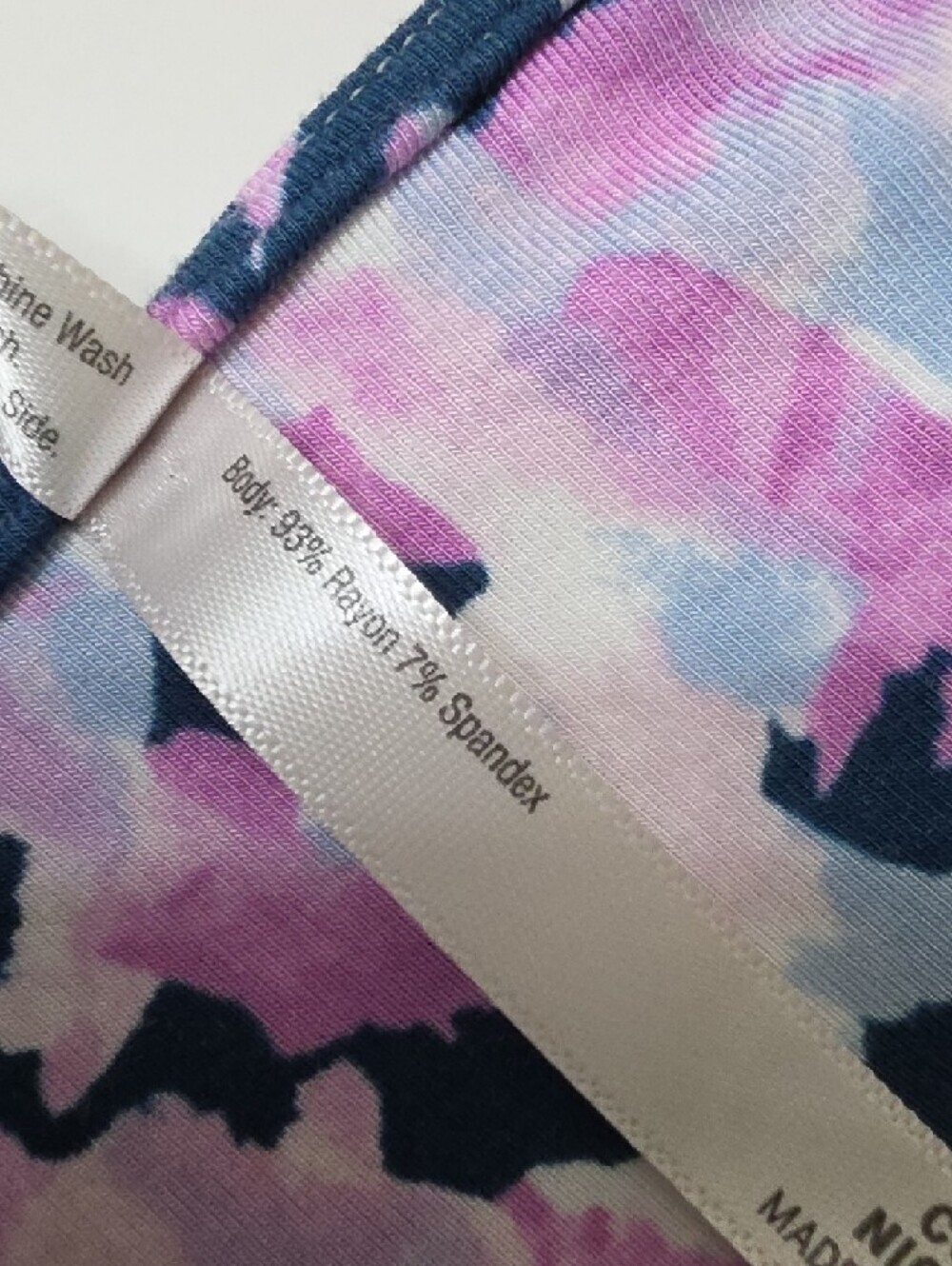 Soma Cool Nights Floral Printed Nightshirt- Small - Picture 3 of 5